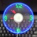 USB Вентилятор с LED часами