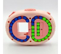 Головоломка овальна з кольоровими кульками Puzzie Toy