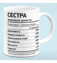 Чашка "Сестра"