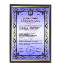 Жартівливий диплом свекра у рамці А4