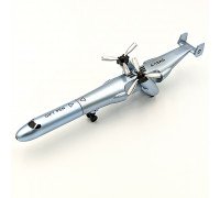 Ручка гелевая  A-18AS  "Самолёт"