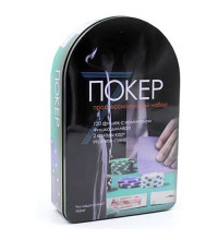Набір для покеру 120 фішок в кейсі Poker Chips