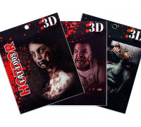 3D татуировки на Хеллоуин, тату наклейки