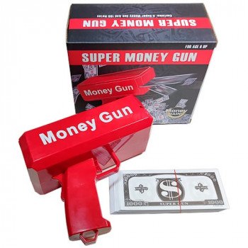 Пистолет стреляющий деньгами Money Gun