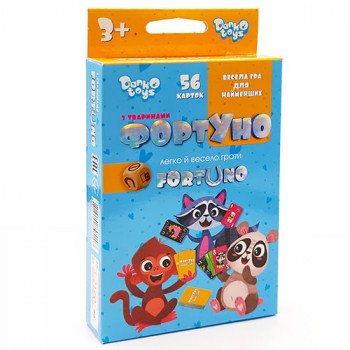 Настольная игра "ФортУно" 56 карт, укр.
