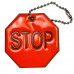 Светоотражающий брелок "STOP"