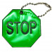 Светоотражающий брелок "STOP"