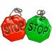 Світловідбиваючий брелок "STOP"