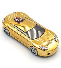 Запальничка машинка Золотий PORSCHE
