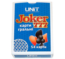 Карты игральные "JOKER 777"