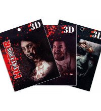 3D татуировки на Хеллоуин, тату наклейки
