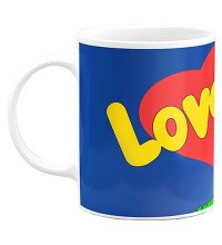 Чашка LOVE IS... прикольный подарок любимому человеку
