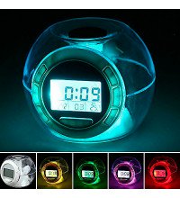 Часы Будильник 6 Nature Sound Clock 7 цветов свечения