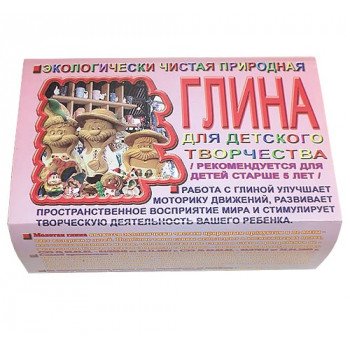 Глина для дитячої творчості 500г.