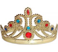 Корона карнавальная "Царевна" золотая