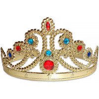 Корона карнавальная "Царевна" золотая