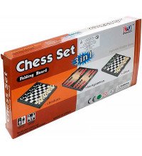 Набор игр 3 в 1 шахматы, шашки и нарды (настольные игры)