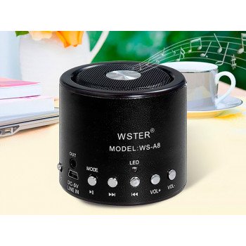 Портативна колонка WSTER WS-A8 з MP3 і FM pадіо
