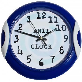 Прикол-подарунок годинник зворотні Anti clock
