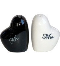 Солонки "Сердечки MR & MRS"