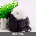 Брелок Кролик з натурального хутра